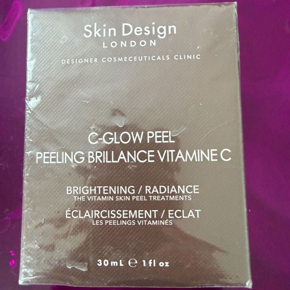 Skin Design London C-Glow Peel 30ml NIB
